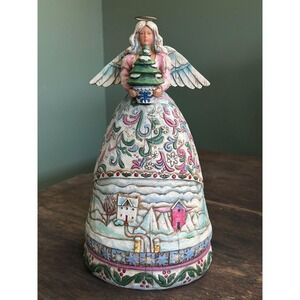 2004 Heartwood Creek Jim Shore Landscape Sleeps Angel